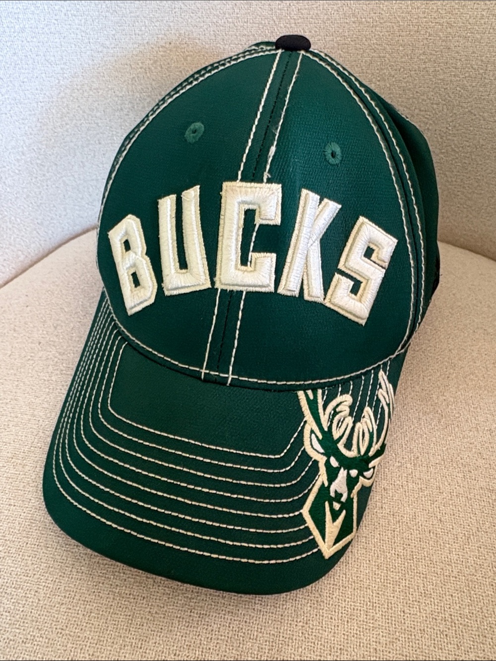 adidas Milwaukee Bucks Green Adjustable Baseball Cap